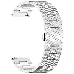 INF Bracelet de montre en acier inoxydable texturé Silver S