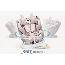 Avis Siège auto BUF BOOF® P100 PinkBear -Size R129 40–150 cm, 360°, ISOFIX