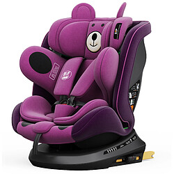 Siège auto BUF BOOF® P100 UrsPurple -Size R129 40–150 cm, 360°, ISOFIX