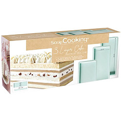 Moules à cake rectangulaire x3 vert d'eau - 2976 - SCRAPCOOKING