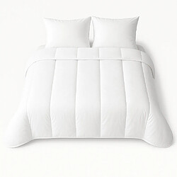 Mortreux Couette Blanche Coton Bio - Tempérée - 220x240 - 13024