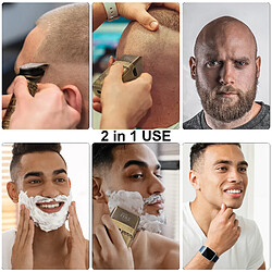 Hatteker RSCW-767 Tondeuse Cheveux et Barbe 3 en 1 Rasoir électrique Bronze pas cher