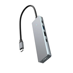 INF Hub USB-C 9 en 1 avec HDMI, chargement PD et lecteur de carte SD/TF