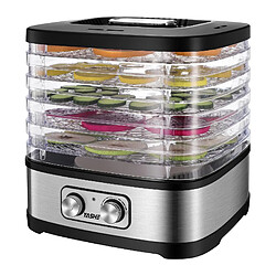 YASHE Déshydrateur Alimentaire, 5 Plateaux Réglables en Hauteur