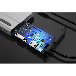 INF Adaptateur multiport USB-C 14 en 1 avec HDMI, VGA, Ethernet, lecteur de carte SD/TF