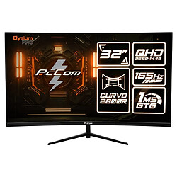 PcCom Elysium Pro 32" LED QHD 165Hz FreeSync Curva
