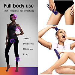 INF Tondeuse pour poils du corps pour femmes 8117 - Rechargeable et étanche pas cher