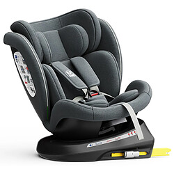 Siège auto BUF BOOF® P100 i-Size Grey 40–150 cm, orientable 360°, ISOFIX