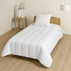 Avis Mortreux Couette Blanche Coton Percale 91 fils - Tempérée - 140x200 - 13050