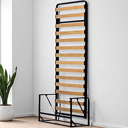 Wallbedking - Lit Escamotable 1 Place - 90cm x 200cm - Vertical - Classique