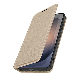 Avizar Étui à Clapet pour Galaxy S26 Plus Magnétique Fonction Stand Classic Edition Dorée