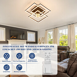 ZMH Ventilateur De Plafond Avec Éclairage 3000k-6500k 6 Vitesses Avec Télécommande