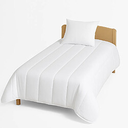 Mortreux Couette Blanche Coton Percale 91 fils - Tempérée - 140x200 - 13050