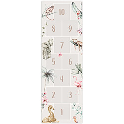 MuchoWow TAPIS DE JEU Hinkelpad - Animaux - Safari - Aquarelle - Enfants 90x270 cm