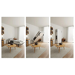 Wallbedking Lit escamotable Morphy Studio – SizeFlex & TypeFlex (90x190 cm, Vertical)