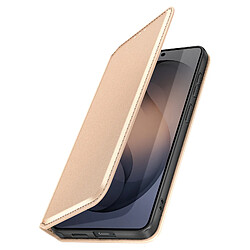 Avizar Étui à Clapet pour Galaxy S26 Ultra Magnétique Fonction Stand Classic Edition Dorée