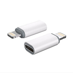 INF Adaptateur FA03 USB-A vers USB-C Blanc Style Apple 27W