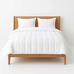 Mortreux Couette Blanche Coton Percale 91 fils - Tempérée - 200x200 - 13059