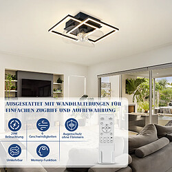 Avis ZMH Ventilateur De Plafond Avec Éclairage 6 Vitesses 3000-6500k Avec Télécommande