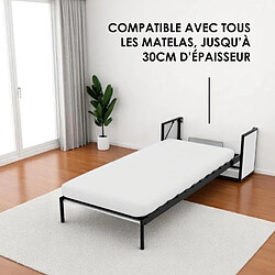 Acheter Wallbedking - Lit Escamotable 1 Place - 90cm x 200cm - Vertical - Studio