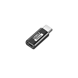 INF Adaptateur TYPE-C Femelle vers TYPE-C Mâle 3.1 Droit (Lot de 4) : Transfert Rapide, Audio/