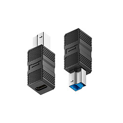 INF Adaptateur USB 3.0 B Mâle vers USB-C Femelle (Lot de 2) - Connectez Imprimantes, Disques D