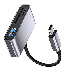 INF Adaptateur T-C vers USB + SD/TF : Transfert de données rapide et polyvalent