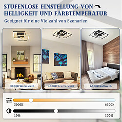 Acheter ZMH Ventilateur De Plafond Avec Éclairage 6 Vitesses 3000-6500k Avec Télécommande