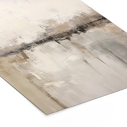 Muchowow Art moderne - Abstrait - Beige - 60x80 cm pas cher