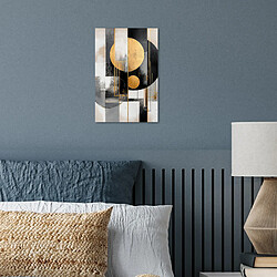 Avis Muchowow Abstrait Or Argent - 20x20 cm