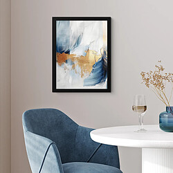 Acheter Muchowow Or - Bleu - Aquarelle - Art - Moderne 30x40 cm - 30x40 cm