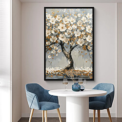 Acheter Muchowow Arbre - Fleurs - Blanc - Nature - Art - 80x120 cm