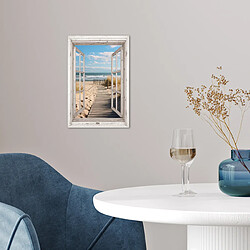 Acheter Muchowow Affiche Fenêtre Mer - 20 x 30 cm
