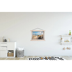 Avis Muchowow Fenêtre Mer Côte Plage - 60 x 60 cm