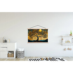 Avis Muchowow Arbre Lune Fleurs Or - 120x80 cm
