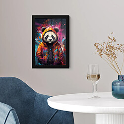Acheter Muchowow Panda Graffiti Orange - 20x30 cm