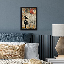 Avis Muchowow Graffiti Banksy Fille - 20x30 cm
