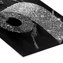 Muchowow Affiche encadrée WC - 30x40 cm pas cher