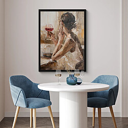 Acheter Muchowow Peinture Femme Vin - 60x80 cm