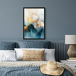 Avis Muchowow Abstrait Art Or Bleu - 40 x 60 cm