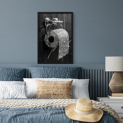 Avis Muchowow Poster WC noir et blanc - 40x60 cm