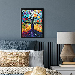 Avis Muchowow Arbre de vie - Fleurs - Hippie - 30x40 cm