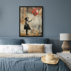 Avis Muchowow Graffiti Banksy Fille - 60x80 cm