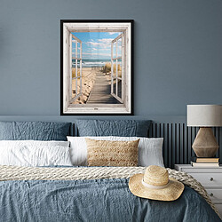 Avis Muchowow Fenêtre Mer Côte Nature - 60x80 cm