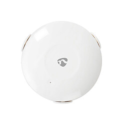 Nedis Détecteur de Fuite d'Eau Wi-Fi avec Alarme 50dB Compatible Android et iOS Blanc