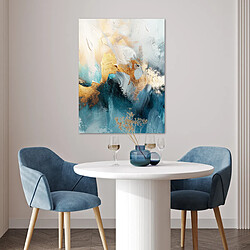 Acheter Muchowow Abstrait Art Or Bleu - 60x80 cm