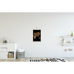 Avis Muchowow Carte du monde or luxe - 40x60 cm