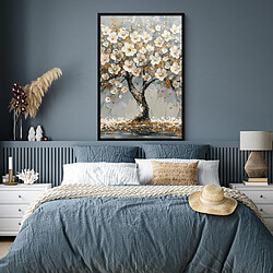 Avis Muchowow Arbre - Fleurs - Blanc - Nature - Art - 80x120 cm