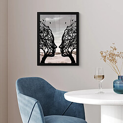 Acheter Muchowow Affiche encadrée plage - 30x30 cm