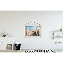 Avis Muchowow Fenêtre mer côte plage - 120x80 cm